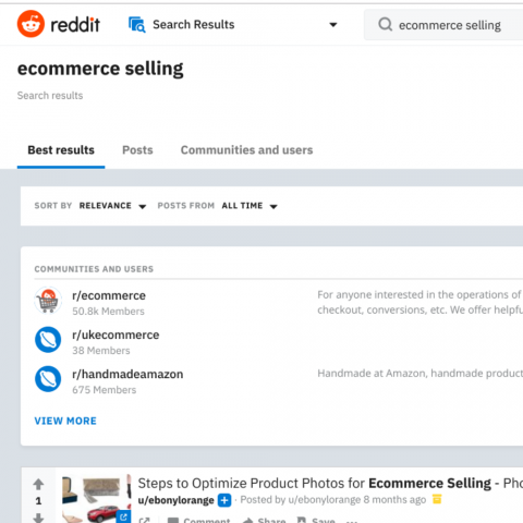 Reddit marketplace marketing